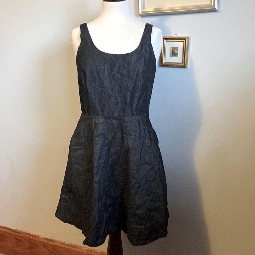 Gap Scoopneck Denim Type Dress